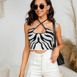 Women's Strapless Tops Beach Halter Neck Knitting Camisole
