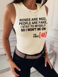 Women's High Stretch Fashion Printed Tank Top
