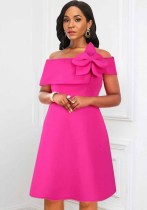 Off Shoulder A-Line Elegant Low Back Formal Party Dress Off Shoulder A-Line Elegant Low Back Formal Party Dress