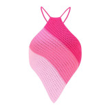 Women's Strapless Tops Beach Halter Neck Knitting Camisole