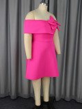 Off Shoulder A-Line Elegant Low Back Formal Party Dress