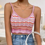 Women's Strapless Tops Beach Halter Neck Knitting Camisole