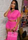 Women's Solid Color Fashion Casual Hooded Zipper Two-Piece Shorts Set