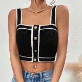 Women's Strapless Tops Beach Halter Neck Knitting Camisole