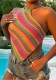 Women's Strapless Tops Beach Halter Neck Knitting Camisole