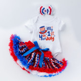 Baby harem striped tutu two-piece set