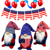 American Gnome Faceless Doll American Holiday Ornament