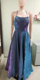 Spring Long Strap Glitter Formal Party Dress -（Processing time need 3-6 days）