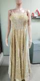 Luxury Sequin Prom Dress Side Slit Glitter Long A Line Formal Party Evening Dress(process time 3-7days)