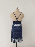 Women's Printed Strap Maternity Dress