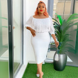 Women's Fashion Career Chic African Plus Size Dress