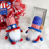 American striped five-star faceless doll decoration cute dwarf elderly doll gift