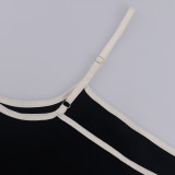 Spring Summer Women's Fashion Casual Strap Dress With Pockets