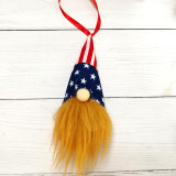 American Gnome Faceless Doll American Holiday Ornament