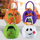 Halloween Children's Gift Felt Hand-held Sugar Bag Ghost Festival Funny Party Props
