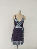 Women's Printed Strap Maternity Dress