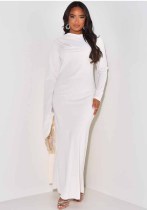 Women Loose Solid Casual Maxi Dress Women Loose Solid Casual Maxi Dress