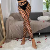Sexy Beaded Mesh Stockings