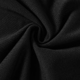 Women's Summer Fashion Contrast Color Strapless Long Dress