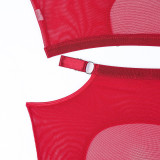 Temptation See-Through Sexy Net Clothes Women's Sexy Four-Piece Lingerie Set