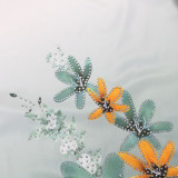 Women Beaded Printed Muslim Dresses Dubai Arabian Abayas