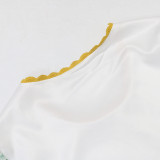 Women Beaded Printed Muslim Dresses Dubai Arabian Abayas