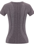 Women Round Neck Yoga Wear Short Sleeve Top