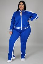 Women Long Sleeve Top and Pants Sports Two-Piece Set