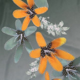 Women Beaded Printed Muslim Dresses Dubai Arabian Abayas