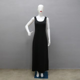 Women Beaded jalabiya dress Muslim robe two piece set