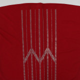 Women Muslim Beaded Fake Two Piece Chiffon Patchwork Belted Robe