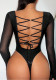 Low Back Solid Color Sexy One-Piece Swimsuit