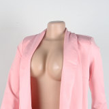 Women Fall/Winter Solid Long Sleeve Casual Blazer
