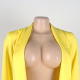 Women Fall/Winter Solid Long Sleeve Casual Blazer