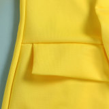 Women Fall/Winter Solid Long Sleeve Casual Blazer