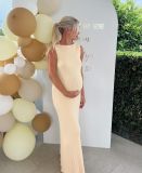 Women Casual Sleeveless knitting Maxi Dress