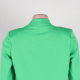 Women Fall/Winter Solid Long Sleeve Casual Blazer