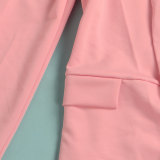 Women Fall/Winter Solid Long Sleeve Casual Blazer