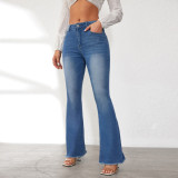 Women Ripped Denim Pant