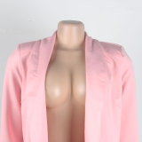 Women Fall/Winter Solid Long Sleeve Casual Blazer