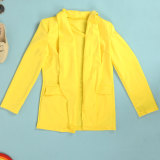 Women Fall/Winter Solid Long Sleeve Casual Blazer