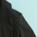 Women Fall/Winter Solid Long Sleeve Casual Blazer