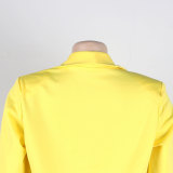 Women Fall/Winter Solid Long Sleeve Casual Blazer