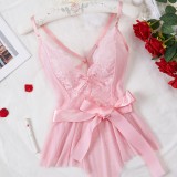 Plus Size Women See-Through Temptation One-piece Sexy lingerie