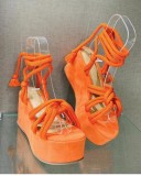 Women's Shoes Summer Lace-Up Wedge Sandals Women's Plus Size Platform Shoes