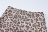 Women Summer Leopard Print Skirt
