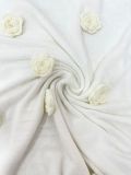 Women's Strap Low Back Flower Knitting Sexy Long Dress