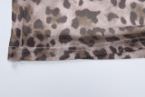 Women Summer Leopard Print Skirt
