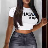 Women Printed Short Sleeve T-Shirt