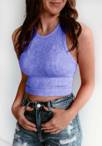 Women Black One Shoulder Side Lace-Up Jumpsuit